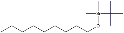 Silane, (1,1-dimethylethyl)dimethyl(nonyloxy)- Structure