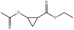 Ethyl 2-acetoxycyclopropanecarboxylate Structure