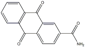 2-Anthracenecarboxamide, 9,10-dihydro-9,10-dioxo- Structure