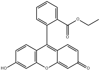 ethyl 2-(6-hydroxy-3-oxo-xanthen-9-yl)benzoate 구조식 이미지