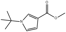 methyl 1-tert-butyl-1H-pyrrole-3-carboxylate 구조식 이미지