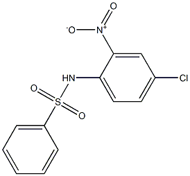 Benzenesulfonamide, N-(4-chloro-2-nitrophenyl)- 구조식 이미지