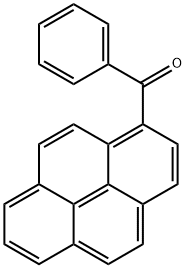 1-Benzoylpyren 구조식 이미지