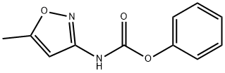 Carbamic acid, (5-methyl-3-isoxazolyl)-, phenyl ester Structure