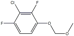 2-chloro-1,3-difluoro-4-(methoxymethoxy)benzene Structure