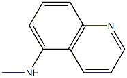 5-Quinolinamine,N-methyl- 구조식 이미지