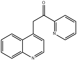 2-(quinolin-4-yl)-1-(pyridin-2-yl)-ethanone 구조식 이미지