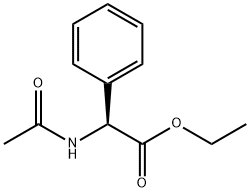 ethyl (S)-2-acetamido-2-phenylacetate Structure