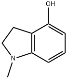 4-hydroxy-2,3-dihydro-1-methyl-1H-indole Structure