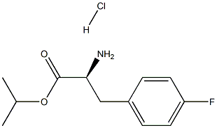 4-fluoro- L-Phenylalanine 1-methylethyl ester, hydrochloride Structure
