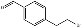 Benzaldehyde, 4-(2-bromoethyl)- 구조식 이미지