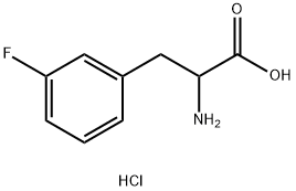 3-fluoro- DL-Phenylalanine, hydrochloride Structure