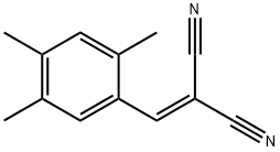 (2,4,5-Trimethylbenzylidene)malononitrile 구조식 이미지