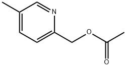 2-acetoxymethyl-5-methyl pyridine Structure