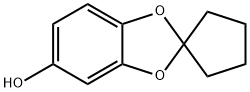 spiro[1,3-benzodioxole-2,1-cyclopentane]-5-ol 구조식 이미지