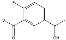 1-(4-Fluoro-3-nitro-phenyl)-ethanol 구조식 이미지