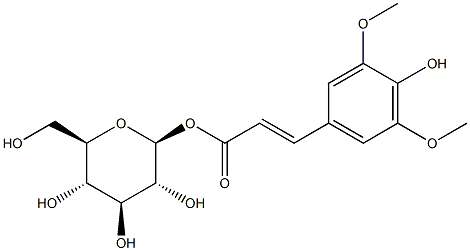 1-O-sinapoyl-beta-D-glucose Structure