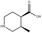 (3R,4R)-3-methylpiperidine-4-carboxylic acid Structure