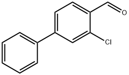 3-Chloro-biphenyl-4-carboxaldehyde Structure