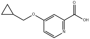 4-(Cyclopropylmethoxy)pyridine-2-carboxylic acid Structure