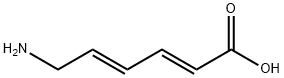 2,4-Hexadienoic acid, 6-amino-, (E,E)- 구조식 이미지