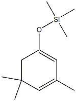 Silane, trimethyl[(3,5,5-trimethyl-1,3-cyclohexadien-1-yl)oxy]- Structure