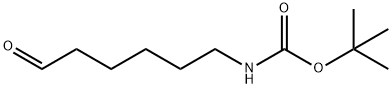 Carbamic acid, (6-oxohexyl)-, 1,1-dimethylethyl ester Structure