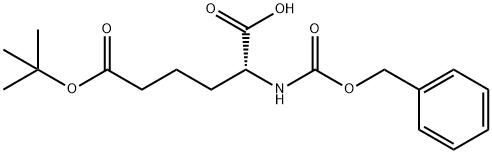 N-Cbz-R-2-Aminoadipic acid 6-(1,1-dimethylethyl) ester 구조식 이미지
