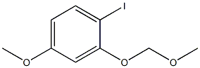 Benzene, 1-iodo-4-methoxy-2-(methoxymethoxy)- Structure