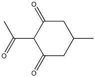 1,3-Cyclohexanedione, 2-acetyl-5-methyl- Structure