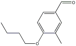 Benzaldehyde, 4-butoxy-3-methyl- Structure