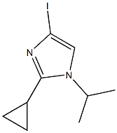 2-Cyclopropyl-4-iodo-1-isopropyl-1H-imidazole Structure