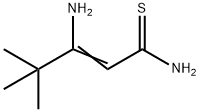 2-Pentenethioamide, 3-amino-4,4-dimethyl- Structure