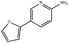 2-Pyridinamine, 5-(2-furanyl)- 구조식 이미지