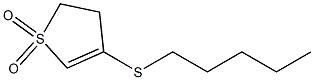 Thiophene, 2,3-dihydro-4-(pentylthio)-, 1,1-dioxide 구조식 이미지