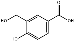 4-Hydroxy-3-hydroxymethyl-benzoic acid Structure