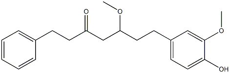 3-Heptanone, 7-(4-hydroxy-3-methoxyphenyl)-5-methoxy-1-phenyl- 구조식 이미지