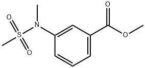 methyl 3-(N-methylmethan-5-ylsulfonamido)benzoate 구조식 이미지