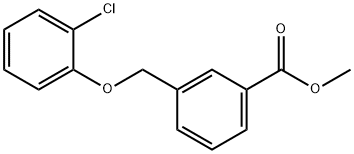 methyl 3-[(2-chlorophenoxy)methyl]benzoate Structure
