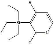 (2,4-difluoropyridin-3-yl)-triethylsilane Structure