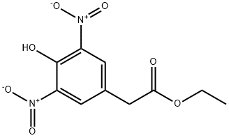 ethyl 2-(4-hydroxy-3,5-dinitrophenyl)acetate Structure
