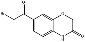 2H-1,4-Benzoxazin-3(4H)-one, 7-(2-bromoacetyl)- Structure