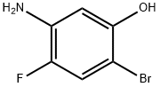 5-Amino-2-bromo-4-fluorophenol Structure