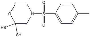 4-(4-methylphenyl)sulfonyldisulfanylmorpholine Structure