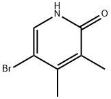 5-bromo-3,4-dimethylpyridin-2-ol Structure