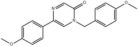 1-(4-Methoxy-benzyl)-5-(4-methoxy-phenyl)-1H-pyrazin-2-one Structure