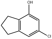 6-chloro-2,3-dihydro-1H-inden-4-ol Structure