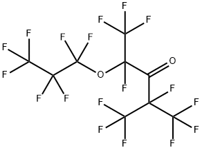 1,1,1,2,4,5,5,5-Octafluoro-2-(Heptafluoropropoxy)-4-(Trifluoromethyl)-3-Pentanone Structure