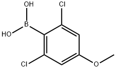 Boronic acid, (2,6-dichloro-4-methoxyphenyl)- 구조식 이미지