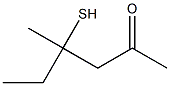 4-MERCAPTO-4-METHYL-2-HEXANONE Structure